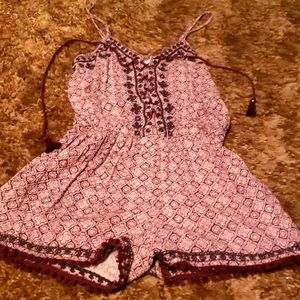 Romper American eagle outfitters romper size XXS XX-Small maroon colors